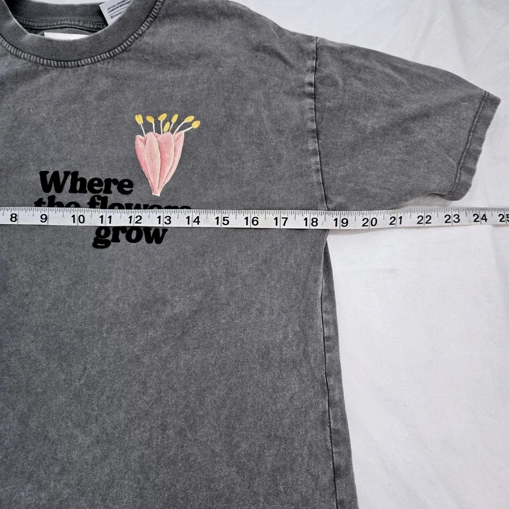 Zara Cambridge Botanic Garden Boxy Cropped Graphic Tee‎ Womens XS or Kids 11-12